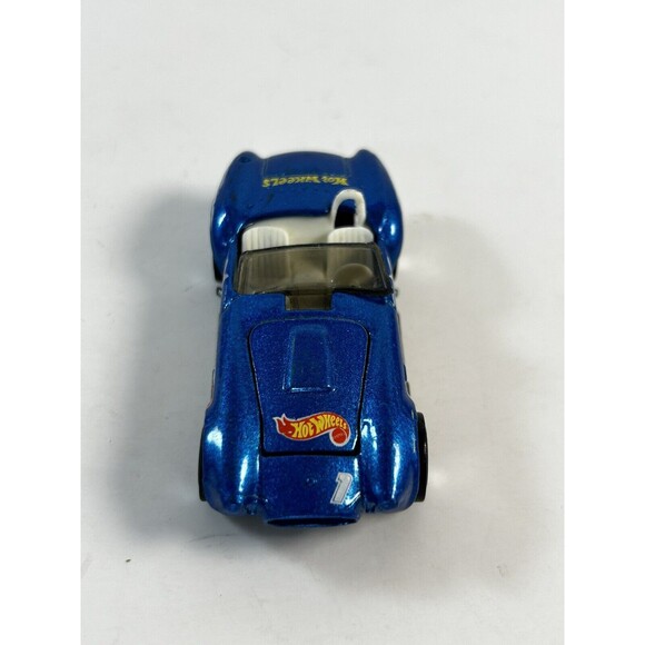 1982 Hot Wheels Ford Shelby Cobra Convertible 1:64 Diecast Metallic Blue - Picture 7 of 8